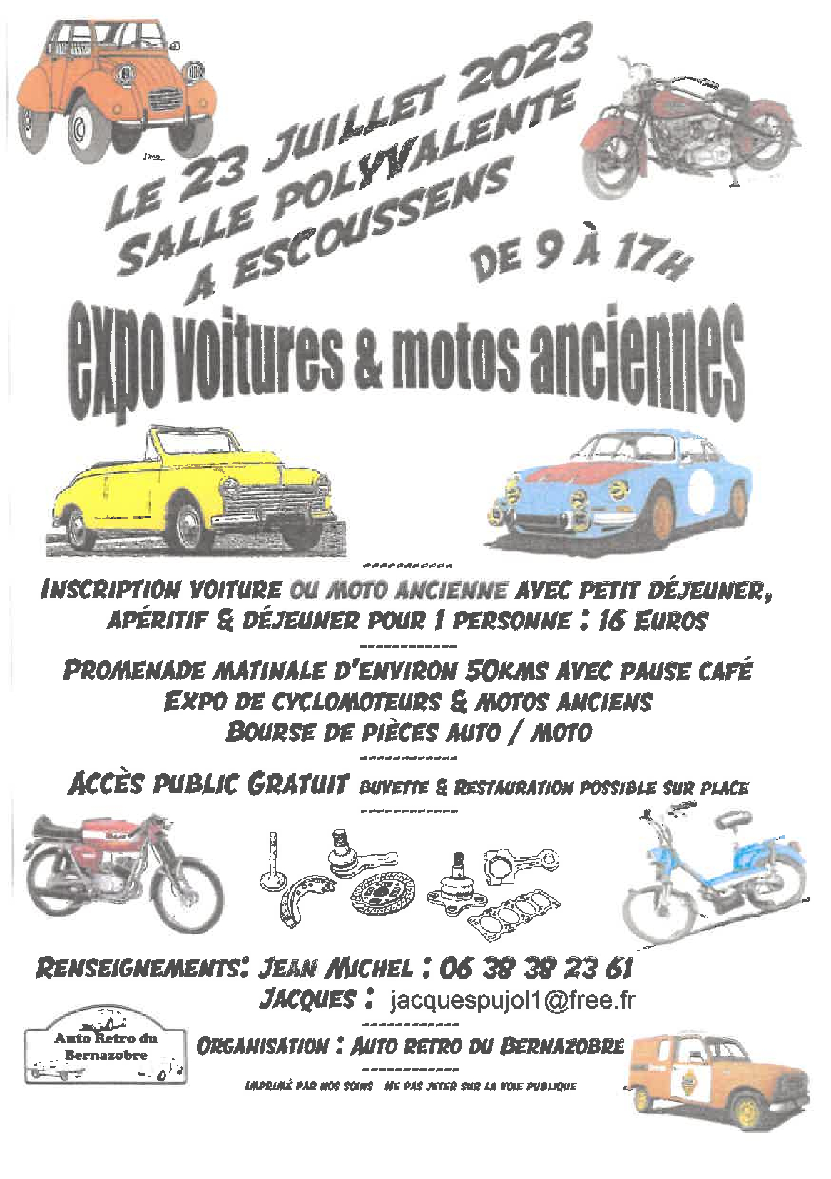 AUTO RETRO ESCOUSSENS 2023